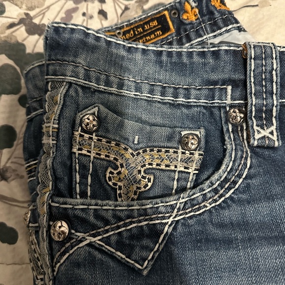 Men’s Gorges Straight Rock Revival Jeans size 32 - Picture 3 of 5